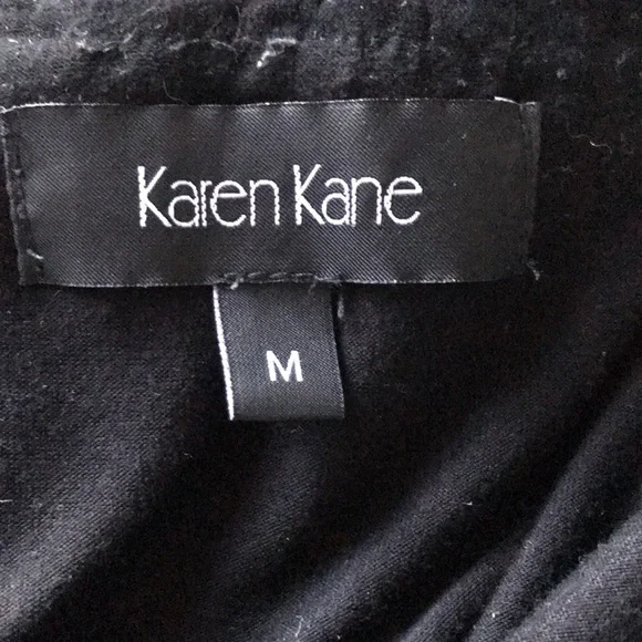 Karen Kane, black mini dress with long sleeves - Picture 6 of 7